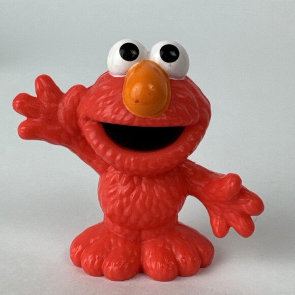 2013 Elmo Cookie Monster Plastic Figures Sesame Street - cake topper toy hasbro - Picture 9 of 13